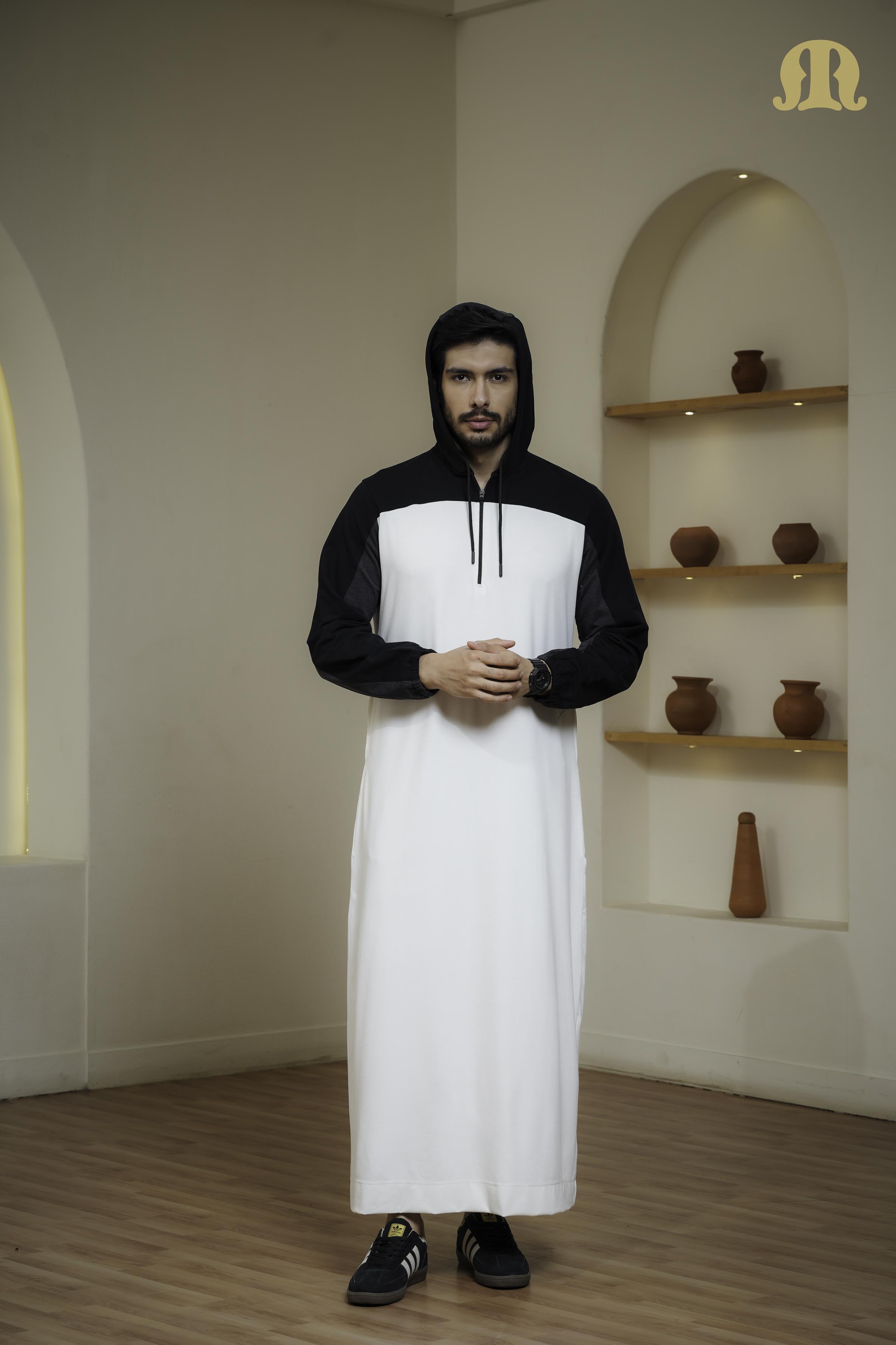 Gymnos Hoody Knitted Thobe Mens